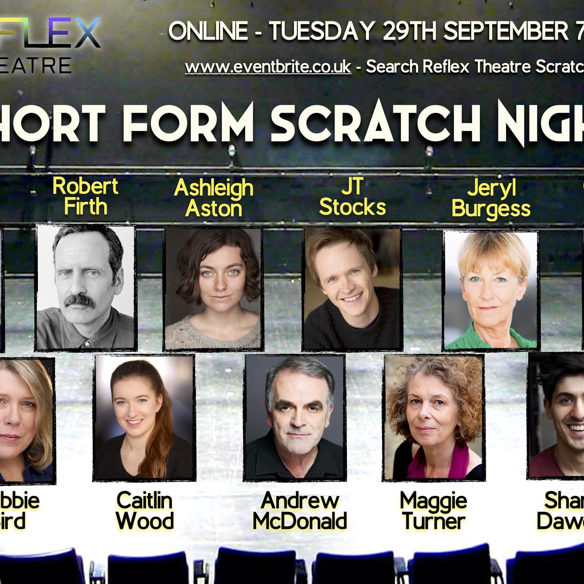 Starting at 7pm tonight. Live online. Register for free tickets. I'm in 2nd play, Dear Jason. <a href="/ReflexTheatre/">Reflex Theatre</a>
We get the first &amp; last page of a script and improvise the middle. What will happen? #freelancersmaketheatrework #actorslifeforme #onlinetheatre #scratchnight