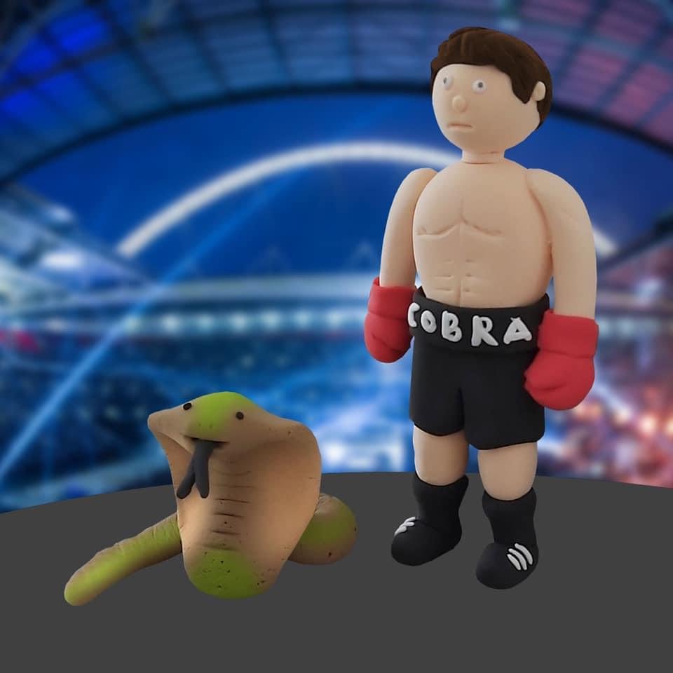 We’ve had requests from parents and children to design some sporting character’s, so where better to start, with the company originating in Nottingham than Nottingham’s very own world champion Carl The Cobra Froch 🥊 🐍 <a href="/Carl_Froch/">Carl Froch MBE</a>
 
Available to watch soon😄