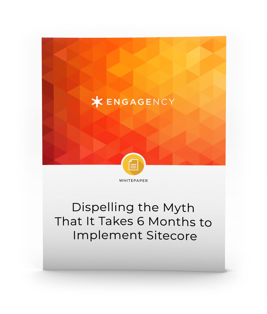 Dispelling the Myth it Takes 6 Months to Implement Sitecore -> Our Process In response to this very common need, Engagency developed an implementation process designed to meet the demands of the market... bit.ly/33a0GKR