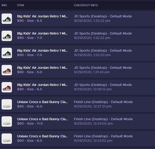 botszn's tweet image. too easy @PrismAIO @BakerProxies