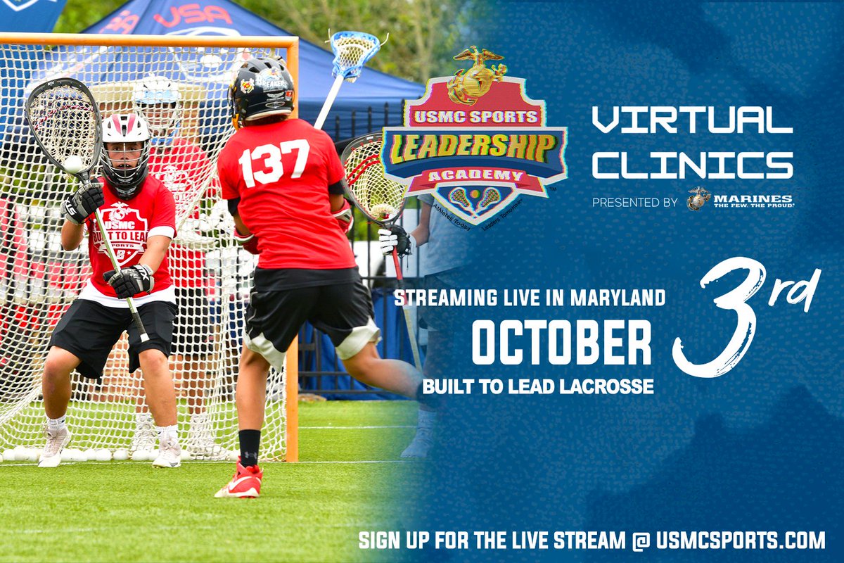 𝐌𝐀𝐑𝐘𝐋𝐀𝐍𝐃👀 𝗔𝗿𝗲 𝘆𝗼𝘂 𝗿𝗲𝗮𝗱𝘆? 

𝗙𝗢𝗨𝗥. 𝗠𝗢𝗥𝗘. 𝗗𝗔𝗬𝗦.
 
𝗥𝗘𝗚𝗜𝗦𝗧𝗘𝗥 𝗧𝗢𝗗𝗔𝗬 for the chance to win 𝘍𝘙𝘌𝘌 Chipotle, 𝘍𝘙𝘌𝘌 video games, 𝘍𝘙𝘌𝘌 gear and 𝐌𝐎𝐑𝐄❗

➡ usmcsports.com/registration ⬅

#USMC #LacrosseClinic #BuiltToLead #Leadership