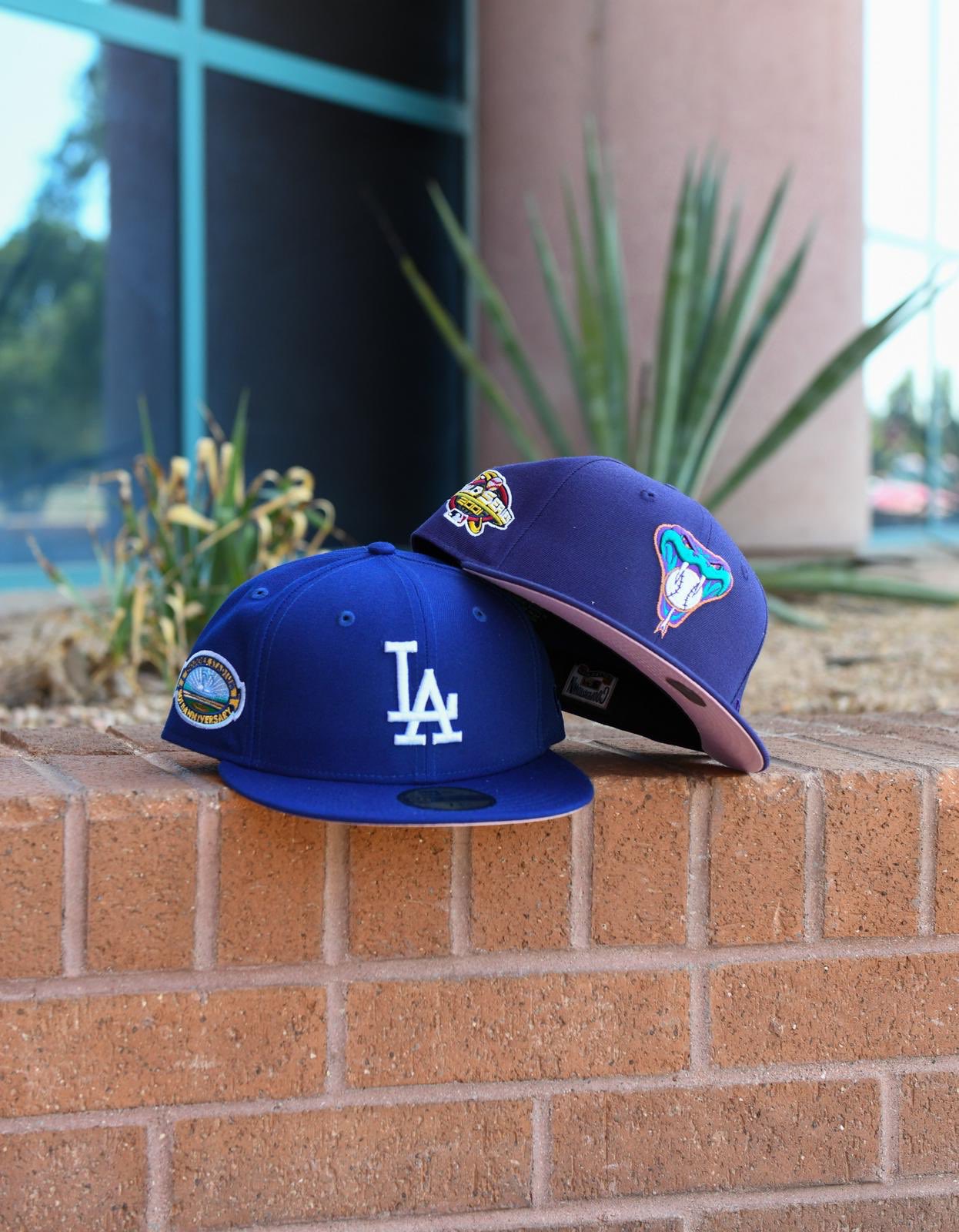 HAT CLUB on X: NOW AVAILABLE! 🕚 #SPOOKYSZN & #PINKSZN go together.  Introducing the Pink Underbill Los Angeles #Dodgers Stadium 50th  Anniversary 🏟, Arizona #Dbacks Snake Head 🐍, Brown Houston #Astros 45th