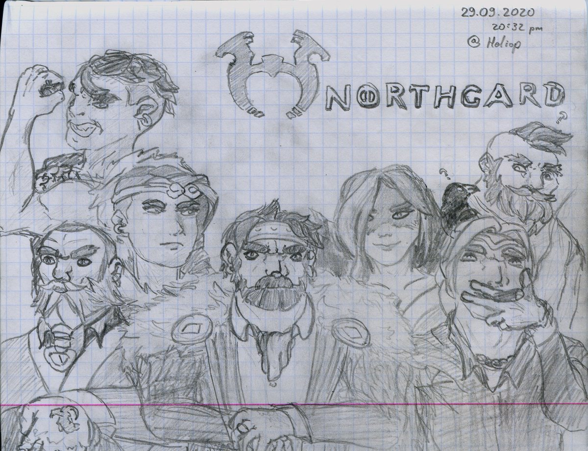 AlexHDobre's tweet photo. The campaign is very, very good. Thank you all
#Northgard #funart #art #Rig #Halvard #Brand #Borgild #Liv #Egil #Svarn I'm shocked myself
может писать на русском7. мне так проще :thinking: https://t.co/SR4Vu4FOQp