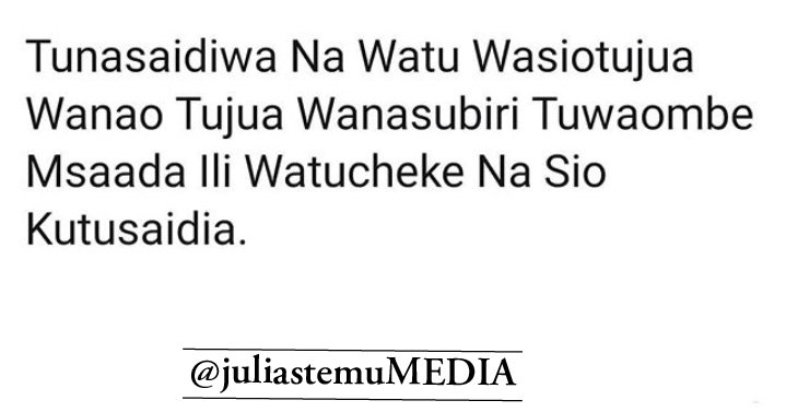 JuliasTemu's tweet photo. Binadamu..✍

#factsArena 
Link up #juliastemuMEDIA https://t.co/aMGbV3CGxv