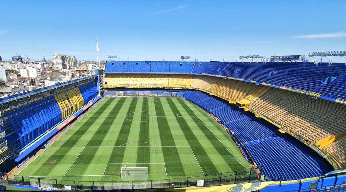 El TEMPLO espera por una nueva noche de #Libertadores💙💛💙