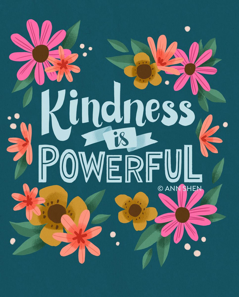Kindness is powerful. Let’s use that power to help create a happier world 💕🌍

Image: @anndanger