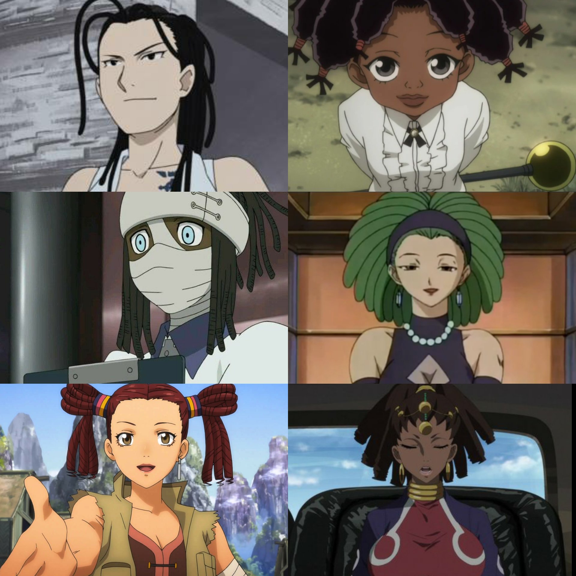 Top 4 Fridays: Favorite Dread heads in Anime ⋆ Soulcial Dreamin' Ent.