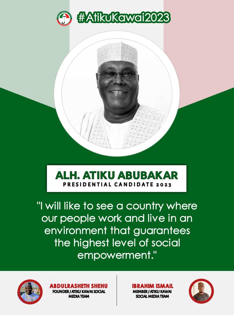 rajackson86's tweet photo. A good leader is like a candle, it consumes itself to light the way for others.
Atiku knows the way.....we want him to serve Nigeria.
#AtikuProject2023. #AtikuKawai2023 https://t.co/Am1d19C5Xp