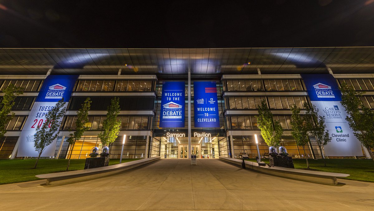 RaedDweikMD's tweet photo. Honored and excited to host the first presidential debate tonight at the health education campus of @ClevelandClinic and @cwru Campus prepared and ready! #2020DebateCLE  #Debates2020  #Election2020  #elections  #Vote  #VotingMatters #Vote2020 https://t.co/o7AOkcnAfl