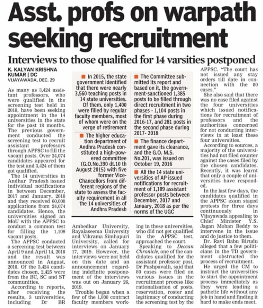 KumarS70296216's tweet photo. @jaganfansfollow @AudimulapSuresh @08 @HPR2773 @ysjagan @nazir28 @AndhraPradeshCM @audimulapsuresh @ysjagan
Merit is being neglected since from the previous government.Sir, please do justice and conduct interviews to the screening test qualified candidates #ApAsstProfIssue
#savemerit
#conductinterviews https://t.co/tT0I4AYNiw