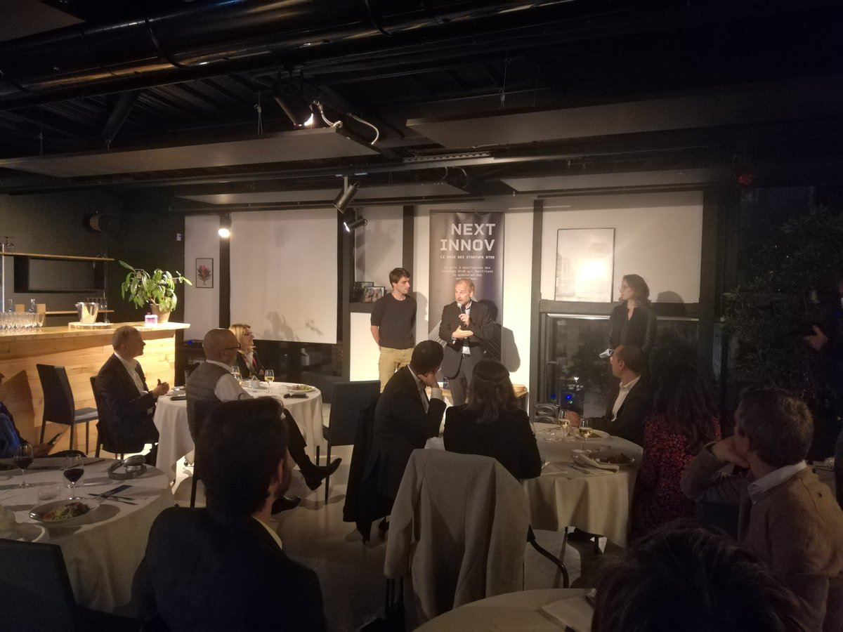 Constance Le Gallais, Responsable développement à la direction de l’innovation <a href="/Bpifrance/">Bpifrance</a> annonce le 3e Prix🥉 Et c'est <a href="/hubtobee/">hubtobee</a>, une appli web qui ouvre les perspectives du travail collaboratif en permettant aux collaborateur·rice·s de mieux gérer leurs voyages professionnels.