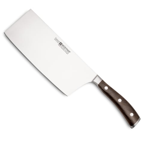 After the chefs knife and santoku knife this is usually the next most expensive knife in a kit. Some chefs swear by cleavers, they even use them to do the jobs that chefs knives would normally do. Audiences love seeing chefs chopping with them. You don't really need one at home