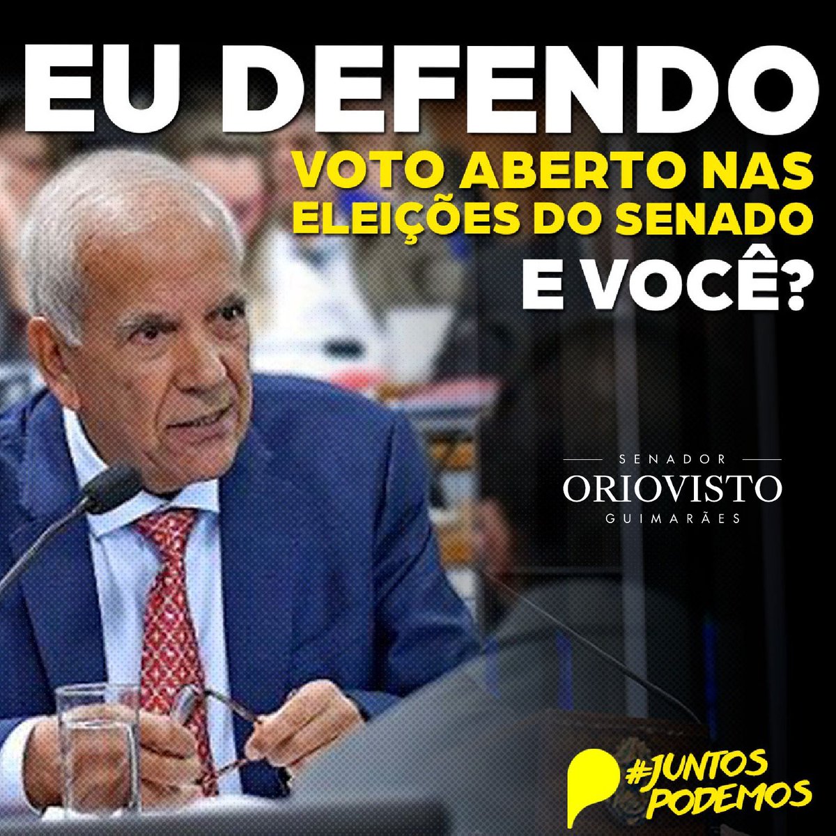 Sen_Oriovisto's tweet photo. #eudefendoovotoaberto #votoabertoSIM https://t.co/8ApMyVyKKk