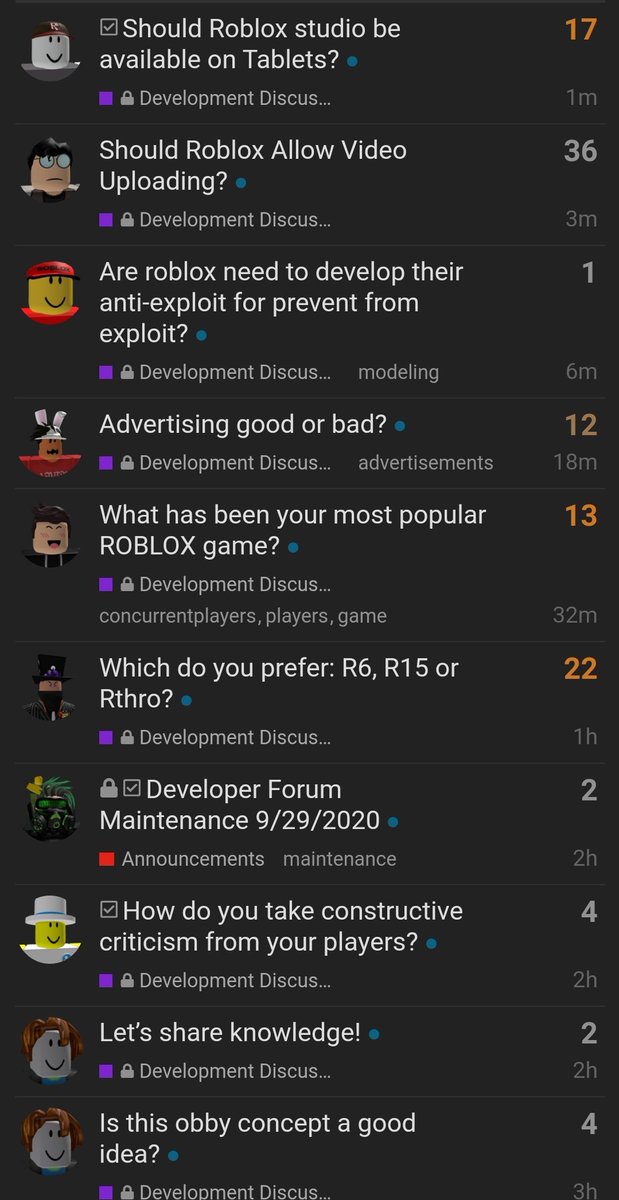 Scriptonroblox On Twitter Dev Forums Is Doomed I M All For Helping People But At This Point Most Of The Mature Devs That Could Help Seem To Have Stopped Being Active Merging Everything - from the devs if it wasnt for roblox i might have