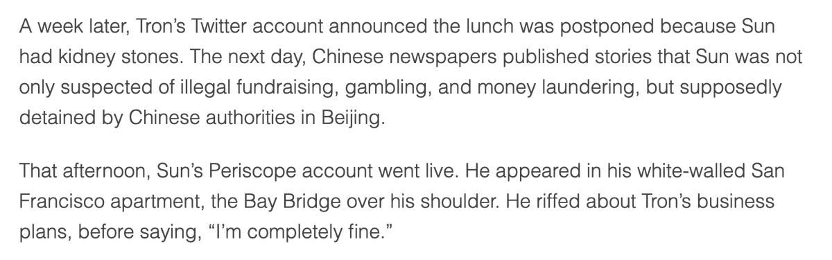 Some interesting context here on the infamous Buffett lunch I hadn't heard before.Yikes 8.0