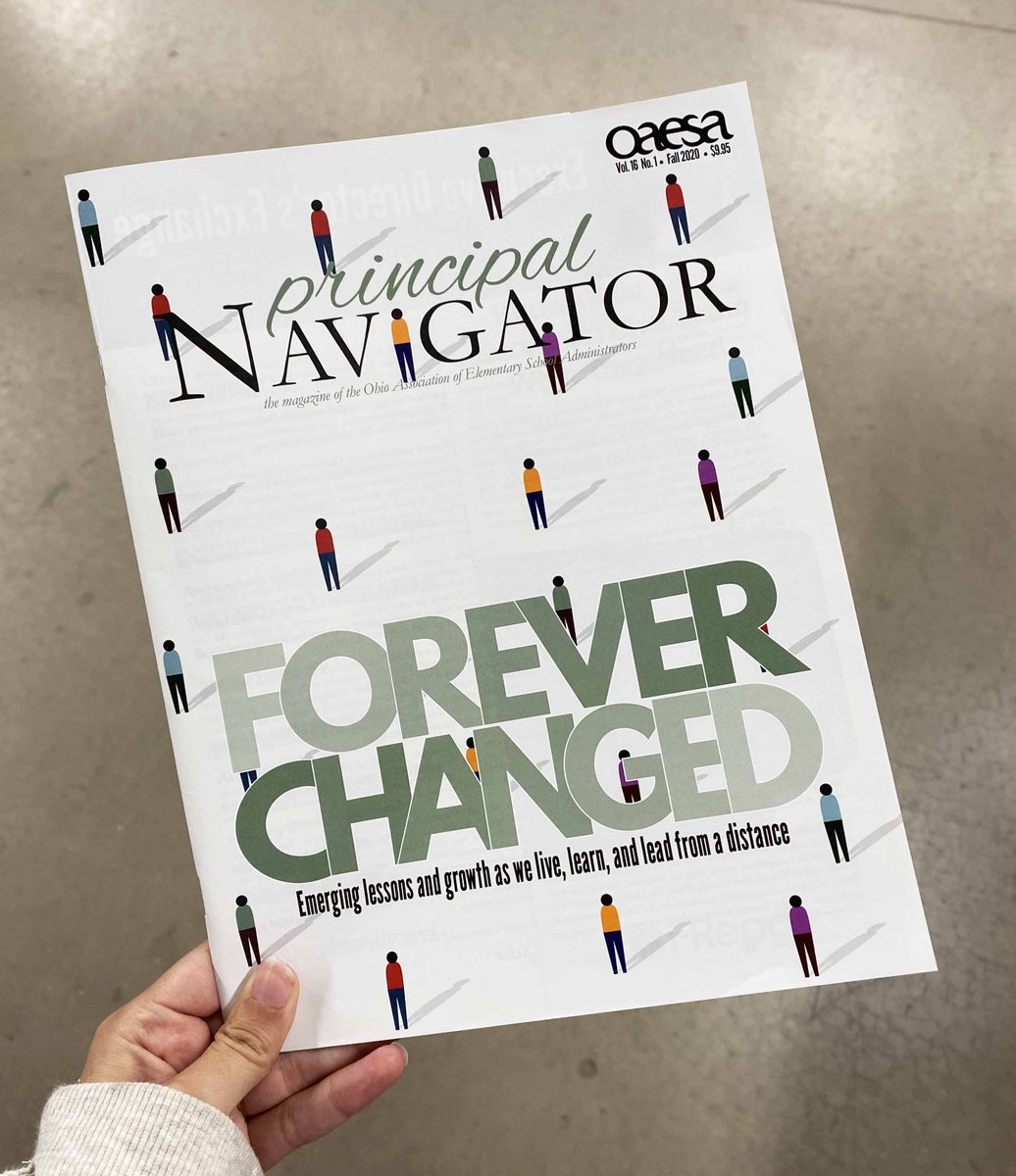 HopkinsPrinting's tweet image. This magazine for @OAESA has our design minds flowing! Beautiful, simple figures and colors make this cover pop, we can’t wait for you to flip through these #DesignPrint #HopkinsPrint #HappyCustomers