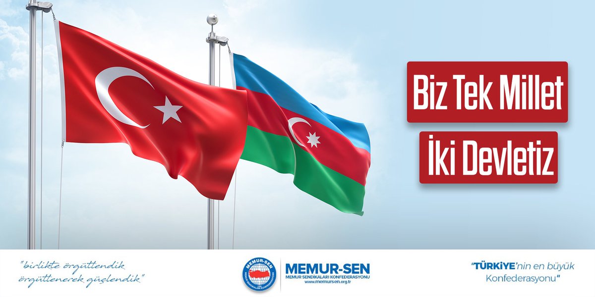 Birdir bizim hə r halımız
Sevincimiz - mə lalımız.
Bayraqlarda hilalımız
Azə rbaycan - Türkiyə .
#AzerbaijanNotAloneebd