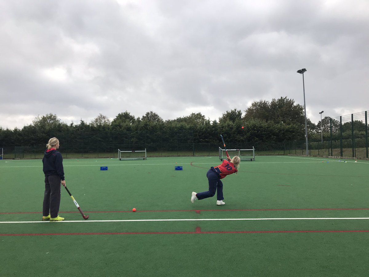 FelstedHockey's tweet photo. Never mind Top Golf... today we had Top Hockey... a warm-up to our aerials challenge later this week #fore #20pointer #flaerials ๐ https://t.co/PjXvHAtSNe