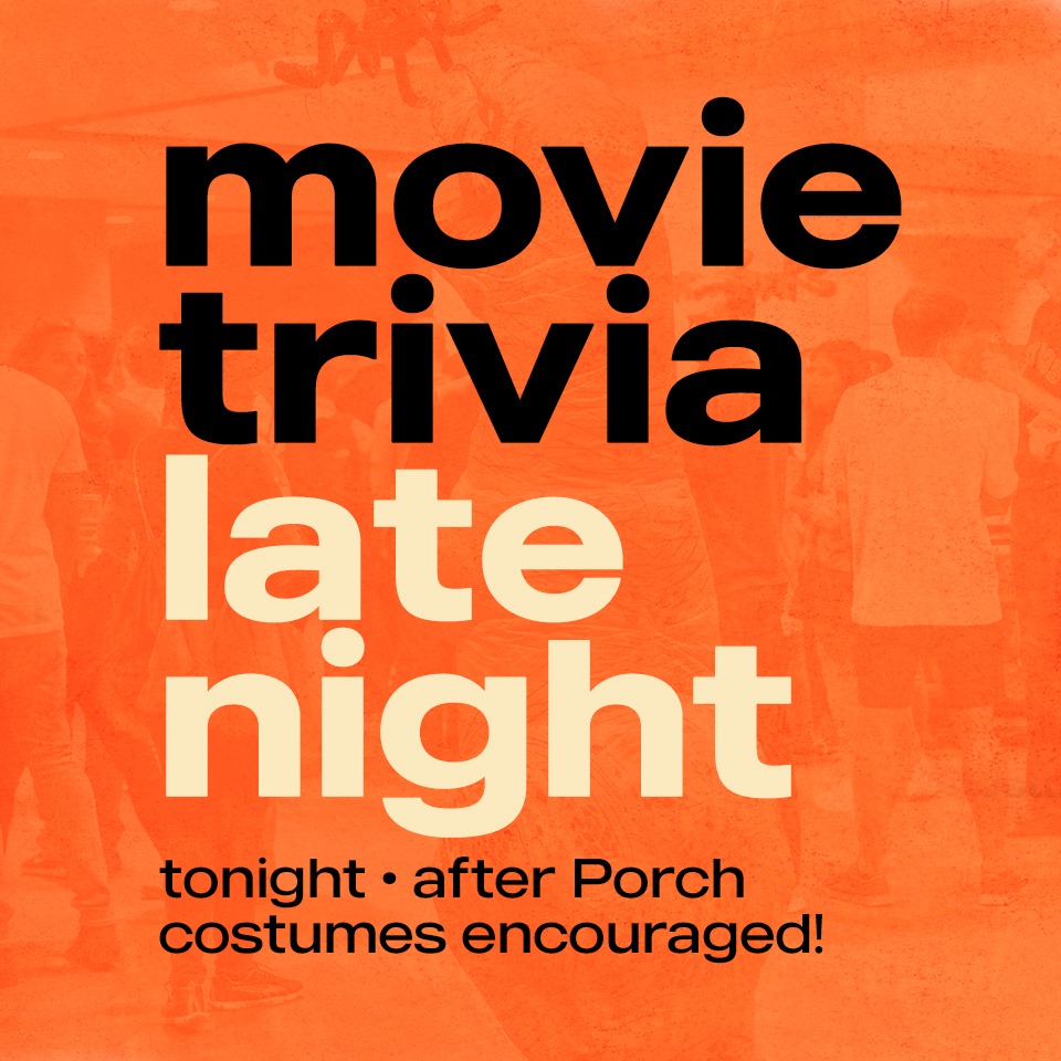 MetroHTX's tweet photo. It's #PorchDay! ๐คฉ Join us TONIGHT at 7:30p for week 4 of #Matchmaker and stay afterwards for our Movie Trivia Late Night with prizes for the winners and the best dressed.
#ThePorchLiveHouston #Movies #Trivia #Tuesday #TuesdayMotivation #TuesdayThoughts #ChangeHouston https://t.co/L6TDsEOQtE