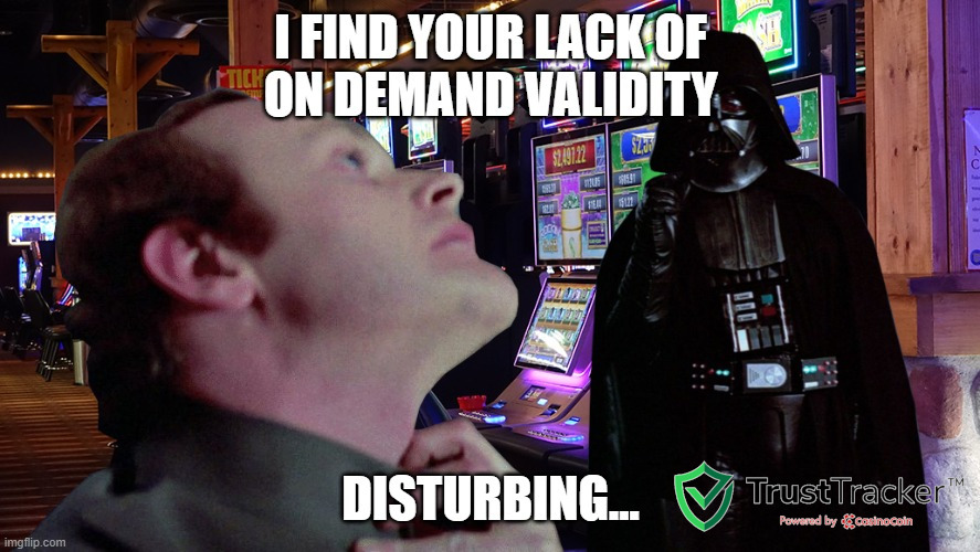 Codeward1's tweet photo. @TrustTracker I don't have a 'winning' picture to submit, however, my experience with @TrustTracker has been top notch.
I've never liked #onlinecasinos, as I couldn't trust them.
However, with #OnDemandValidation I can actually see results in near real time.
Now, without #TTT, I won't play π€·ββοΈ https://t.co/mKANpsqQdu
