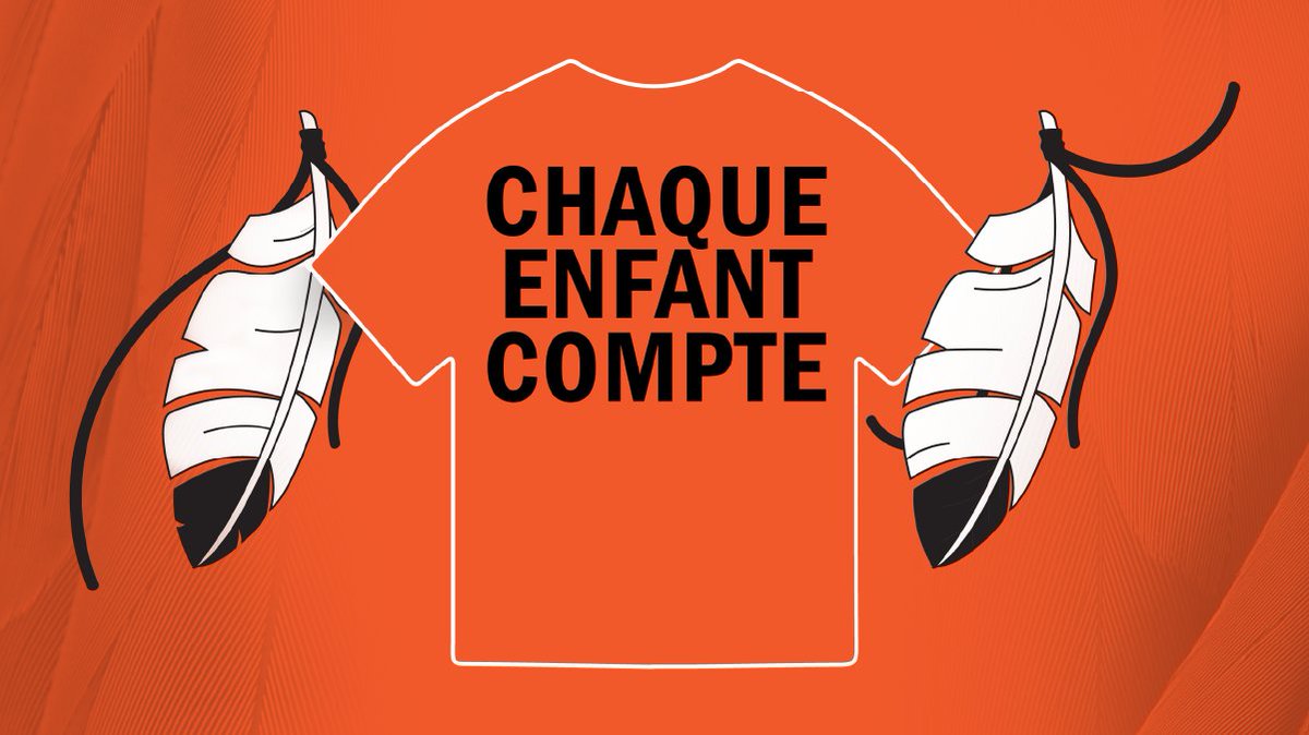 C’est demain la #JournéeDuChandailOrange. Elle vise à reconnaître ce qu’ont vécu les survivants des pensionnats indiens et à montrer une volonté de faire en sorte que #ChaqueEnfantCompte. 

Portez un chandail orange et partagez une photo sur votre fil pour sensibiliser les gens.