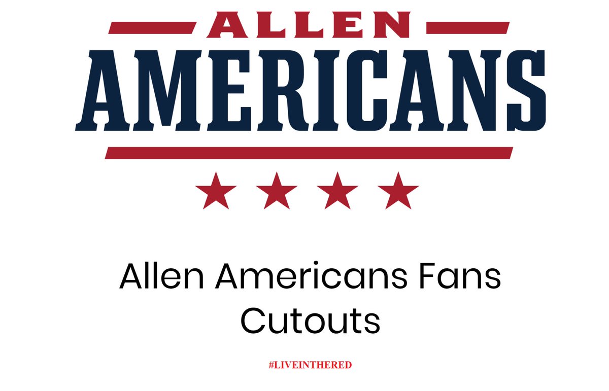 Can’t make it to an Americans game? Fan Cutouts will be installed at Allen American home games during the 2020-21 season. Buy yours at the link⛓: beatthegame.org/allenamericans