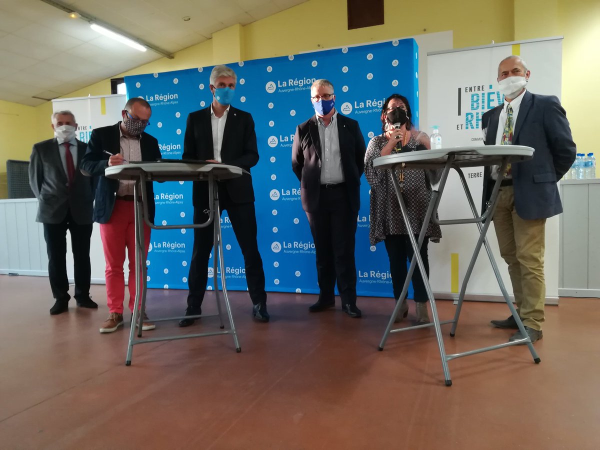 #ENTREPRENDRE à #EntreBièvreEtRhône en <a href="/auvergnerhalpes/">Auvergne-Rhône-Alpes</a>
Ce soir, Laurent Wauquiez - Président de la Région Auvergne-Rhône-Alpes se déplace à Saint-Barthélemy pour présenter le contenu du plan de relance économique d'1 milliard d'€.