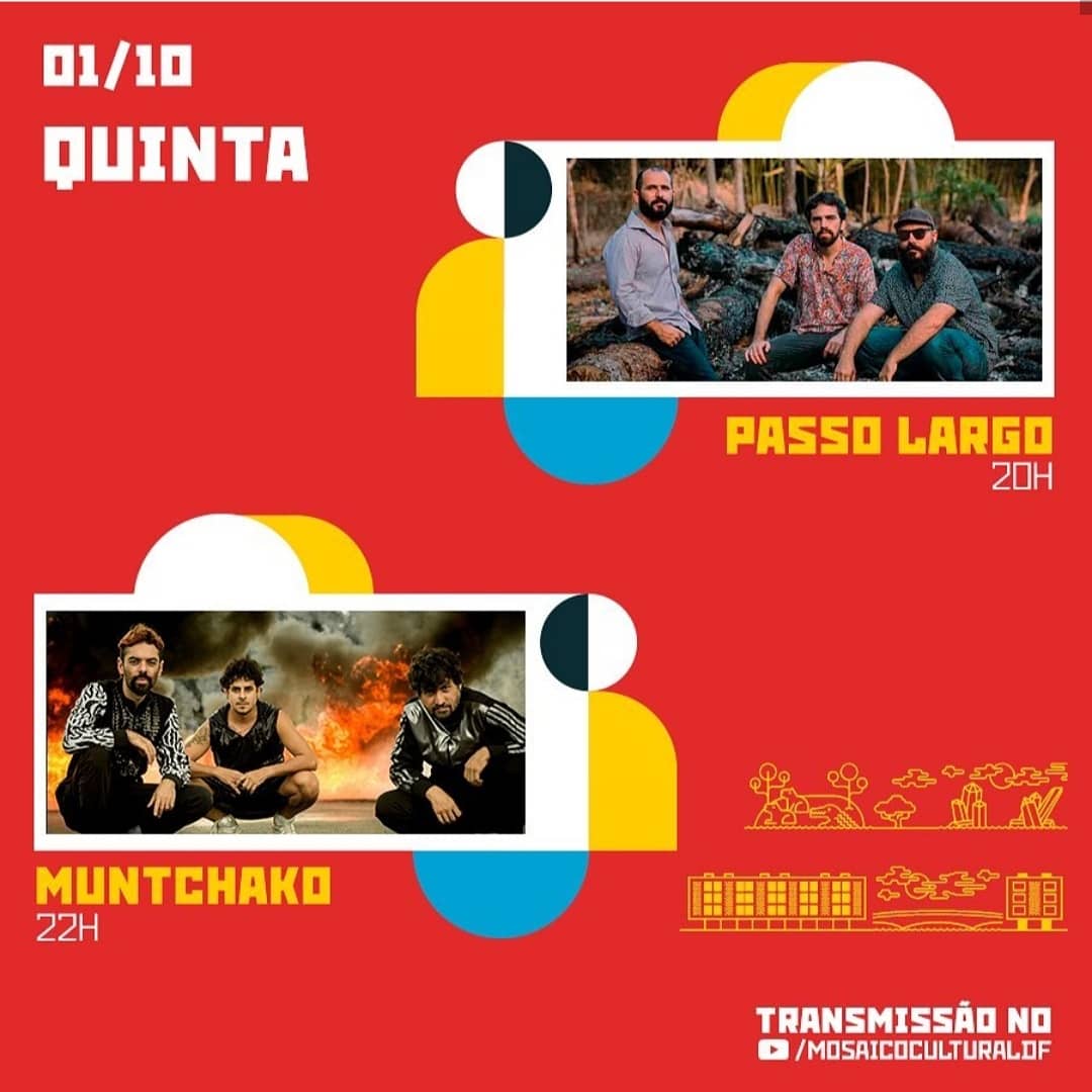 PassoLargo5's tweet photo. Olha aí.. quinta 20h.. live pelo Festival Criolina Instrumental no Youtube do MosaicoCulturalDF.. e segue às 22h com @muntchako 
🍻 https://t.co/tpP4sZSb5C