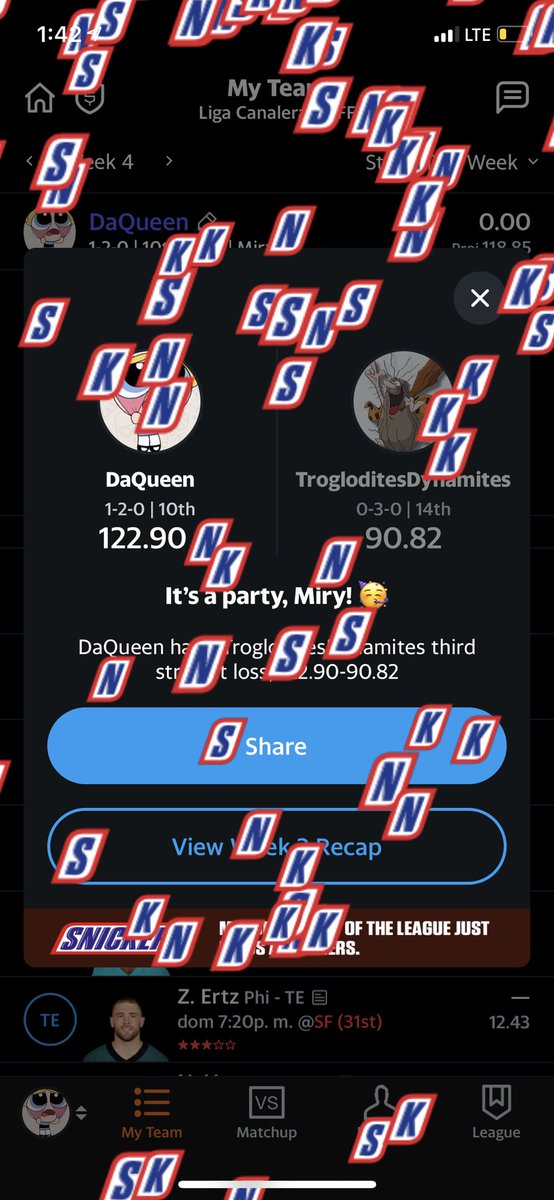 MiryAyala's tweet image. Esto no ocurre siempre así que debo pifiarlo! 🤩🤩🤩 #FantasyProblems