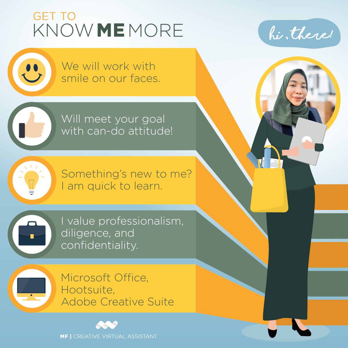 virtual_mf's tweet photo. Optimize your time and skyrocket your productivity!  With me, as your partner in administrative and creative support, so you can focus on your business core competencies.

#TogetherWeWillWintheDay #collaborate  #creativevirtualassistant #graphicdesignvirtualassistantservices https://t.co/FrjXe1ZaW8