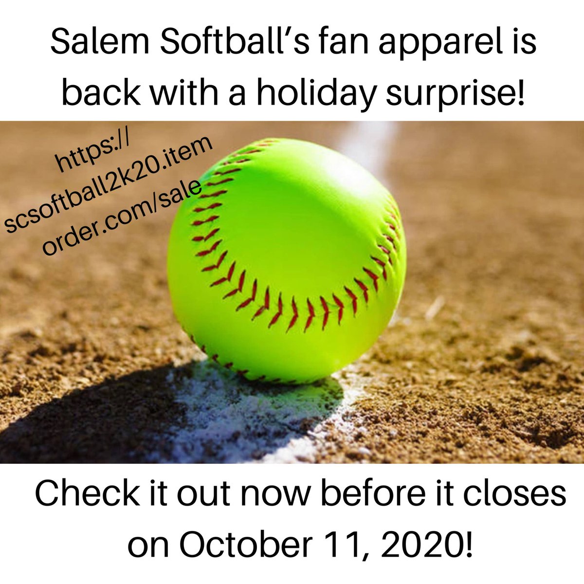 Get your fan gear while you can!! Our store closes on October 11th