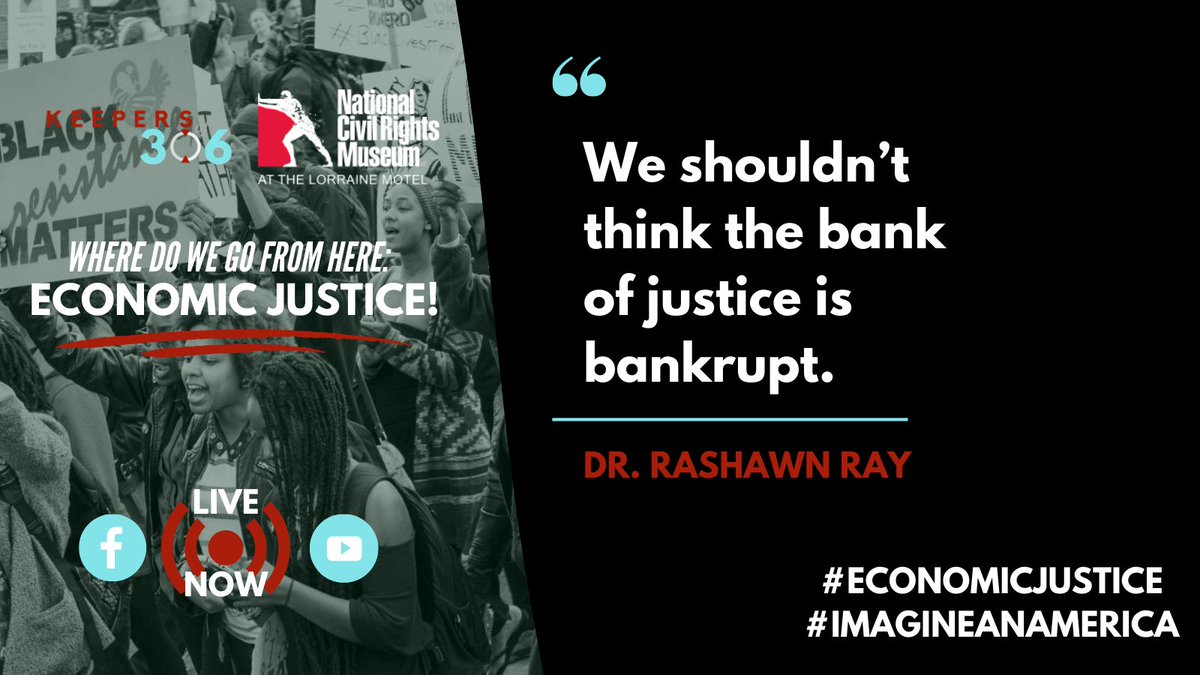 Keepersof306's tweet photo. Our panel on the struggles and solutions of economic justice continues with commentary by @SociologistRay. #ImagineanAmerica https://t.co/foWMG1kLY1