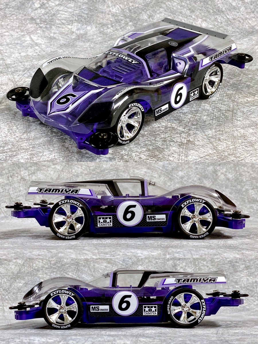 タミヤのミニ四駆が概ね午後3時24分9秒(3249)をお知らせいたします