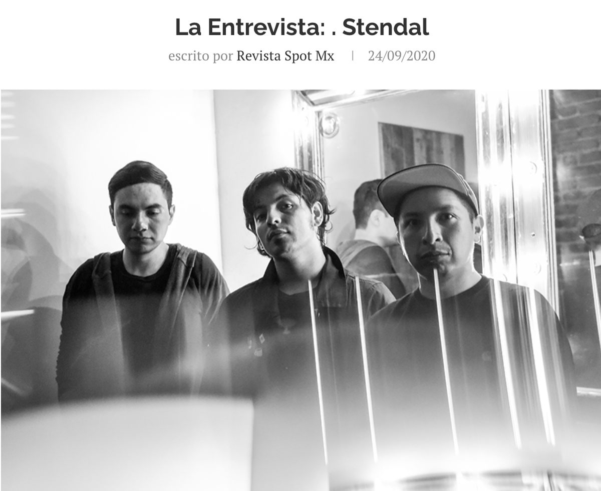 #LaEntrevista |  La agrupación <a href="/puntostendal/">.Stendal</a> estrenó video de “Micrograma” y nos contó más detalles sobre su álbum #Vectores, ya disponible en plataformas digitales.
ow.ly/pD5D50BEXNT

#RevistaSpotMx #música #entretenimiento
#entrevistas #bandas #mexico #cdmx #puntostendal