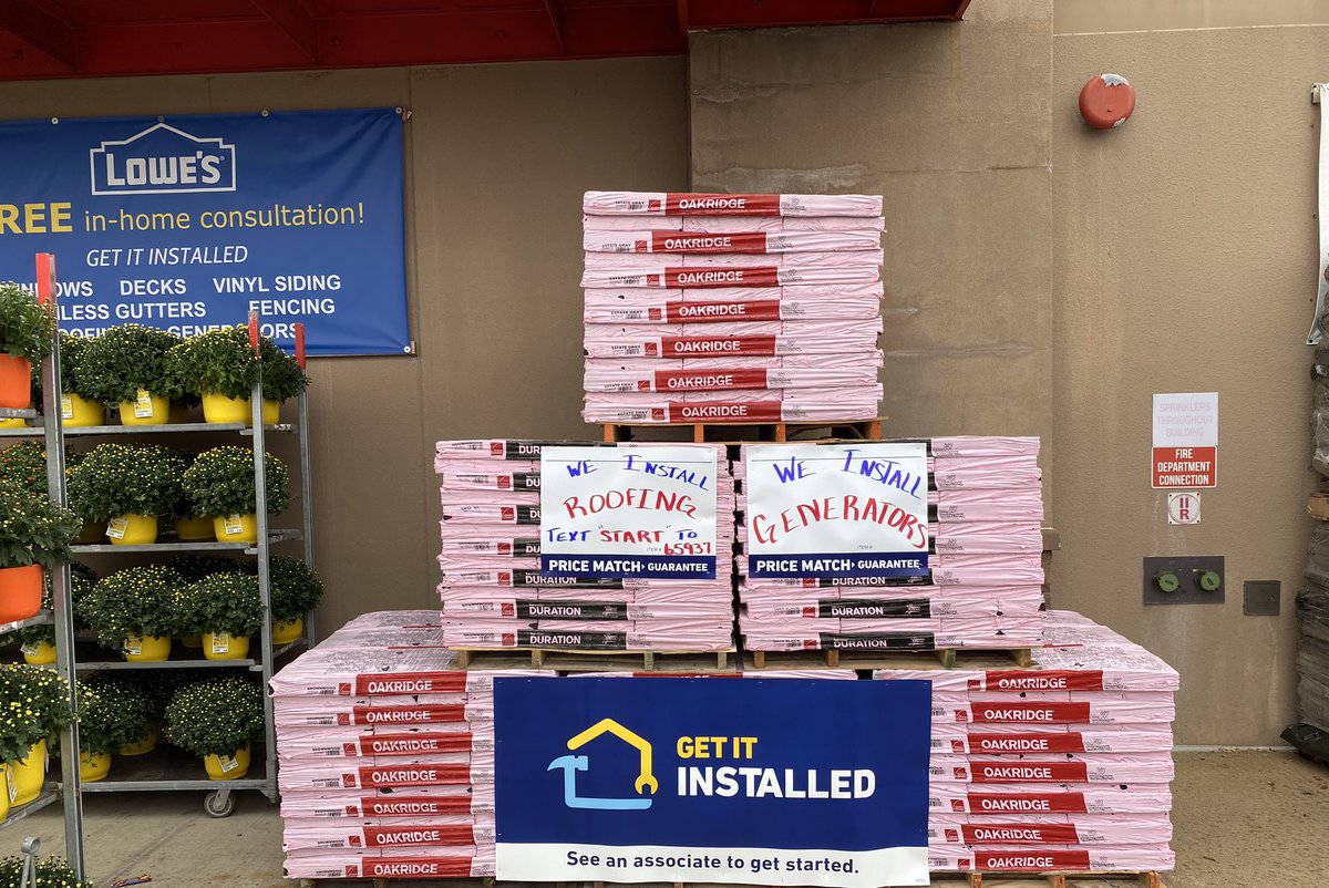 forrest1917's tweet image. Need a new roof installed? Lowes can get it done Drop by the FARMINGDALE Lowes to sign up for a free estimate or you can text us too #smartinstall  @Legler1363 @l_abbatecola @timdaleynymetro @SharmaDMIS