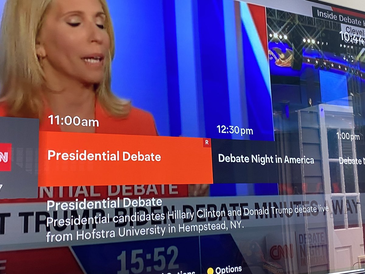 Ummm - #CNN #Debate2020 is #Hillary making a comeback ? Trump vs Clinton- WHOOPS #foxnews #skynews 😂