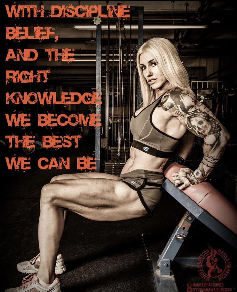 MarikaJGethin's tweet photo. Never loose focus of your goal and your destination. #ifbbpro #madeinsweden
#bodybuilding #weightlifting #gym #träningsglädje #tränapågym #muskler #fitness #antiageing #powerlifting #styrketräning #trainforhealth #motivation https://t.co/MtAhaFJ1xL