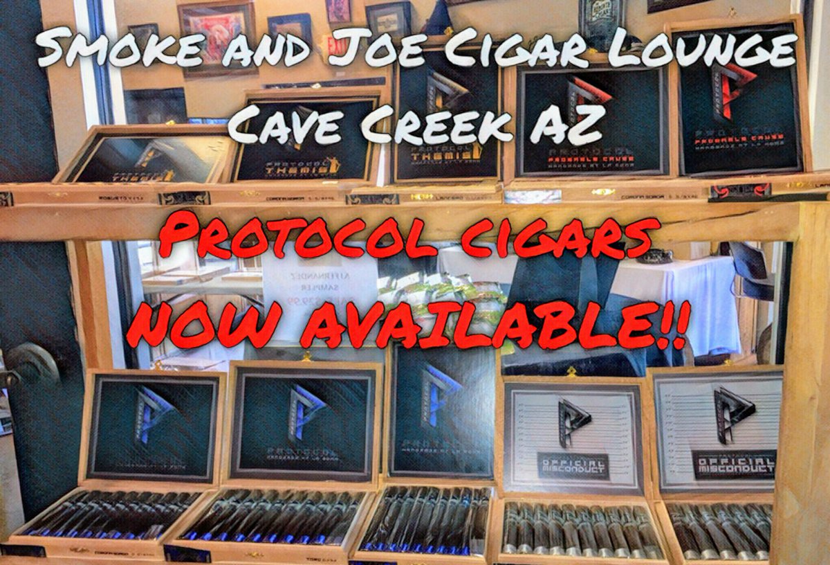 SmokeandJoeAZ's tweet photo. #ProtocolCigars #CaveCreek #CaveCreekAZ #CaveCreekArizona #CaveCreekCigars #Carefree #CarefreeAZ #Phoenix #PhoenixAZ #PhoenixArizona #NorthPhoenix #AnthemAZ #AnthemArizona #Scottsdale #ScottsdaleAZ #NorthScottsdale #ScottsdaleArizona #Arizona #CigarLounge #Cigar #Cigars https://t.co/nqK82H6chj