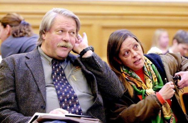 Robert Knoller and Marjorie Noel as Joe DiGenova and Victoria Toensing