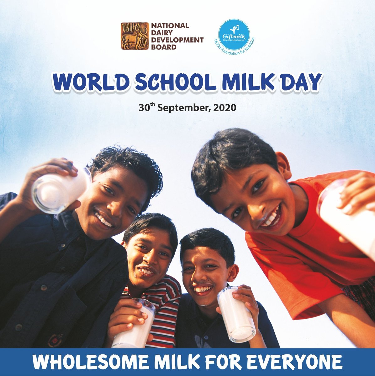 #WorldSchoolMilkDay #NDDB #GiftMilk #NFN