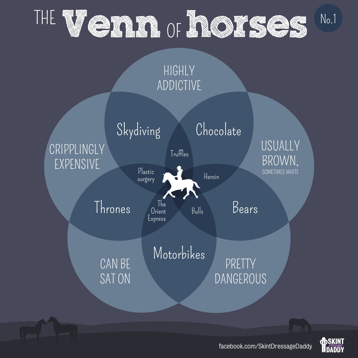 The Venn of Horses… for a wet Tuesday evening.

#horses #venndiagrams