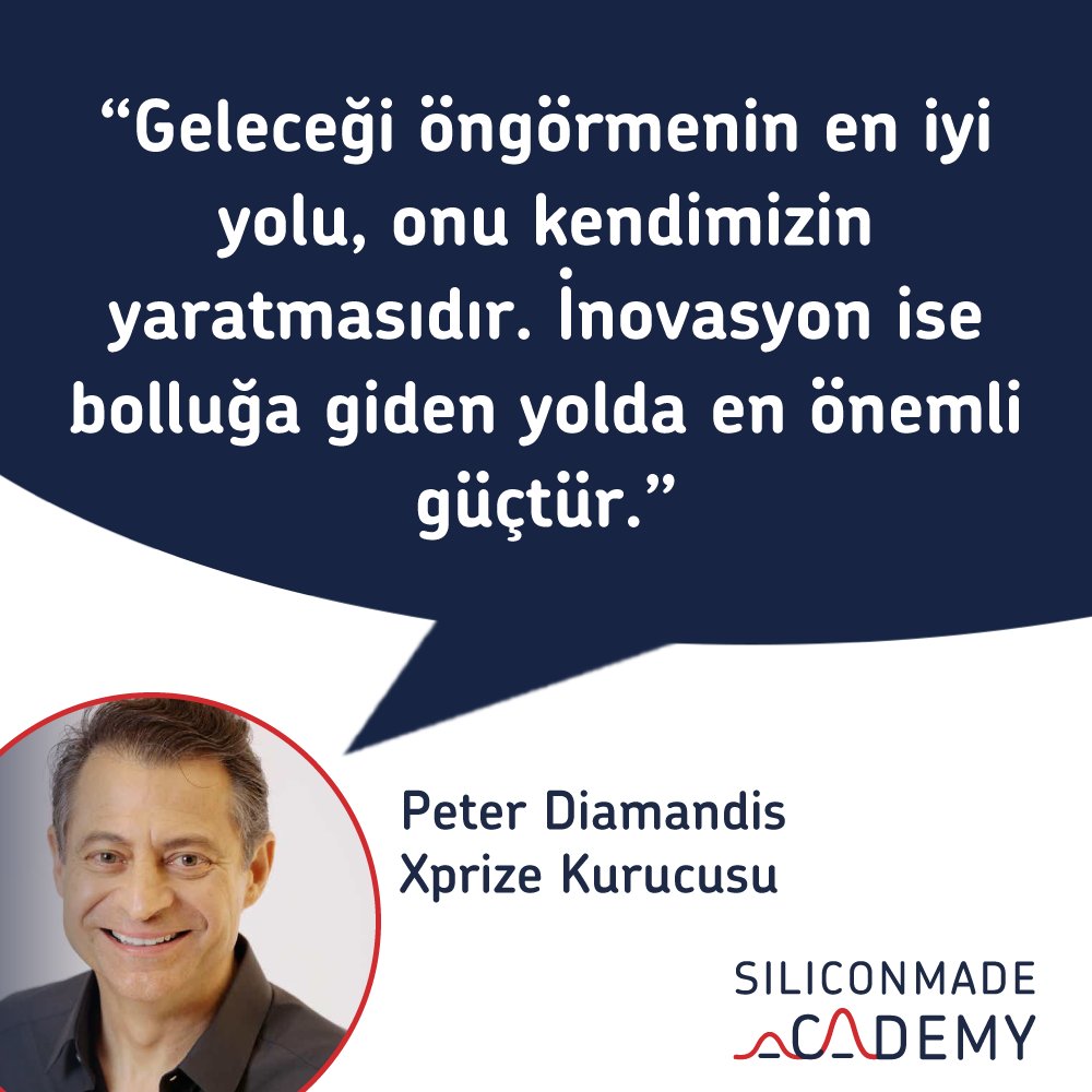Siliconmade Academy (@siliconmadeacad) on Twitter photo "Bugünün eğitim sistemlerinin çoğu, aynı öğrenme hiyerarşisi üzerine inşa edilmiştir: en tepede matematik ve bilim, ortada beşeri bilimler, altta sanat."
-<a href="/PeterDiamandis/">Peter H. Diamandis, MD</a> "Bugünün eğitim sistemlerinin çoğu, aynı öğrenme hiyerarşisi üzerine inşa edilmiştir: en tepede matematik ve bilim, ortada beşeri bilimler, altta sanat."
-<a href="/PeterDiamandis/">Peter H. Diamandis, MD</a>