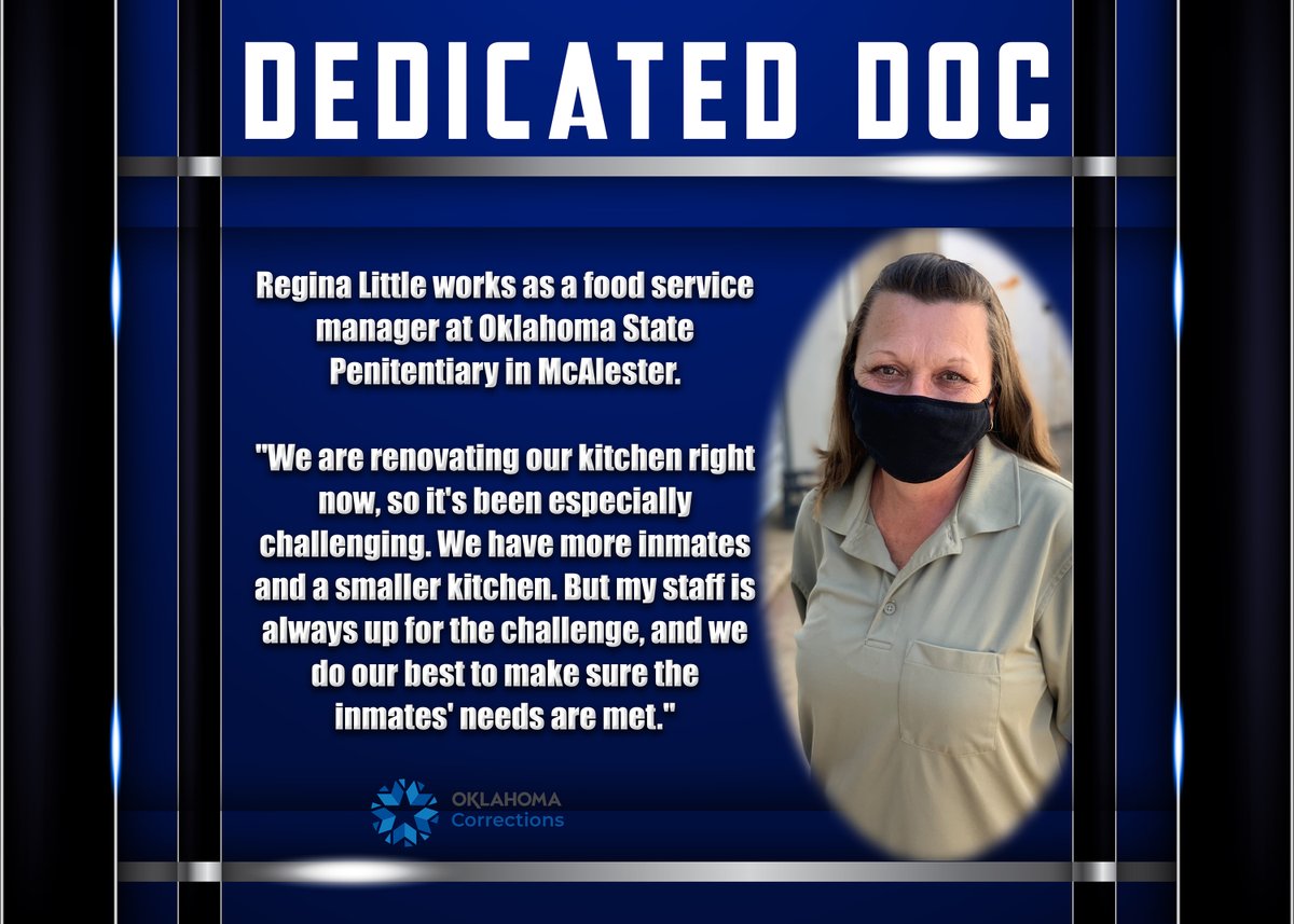 OklaDOC's tweet image. #DedicateDOC #FoodServiceManager #OSP #COVID19 #TellOurStory