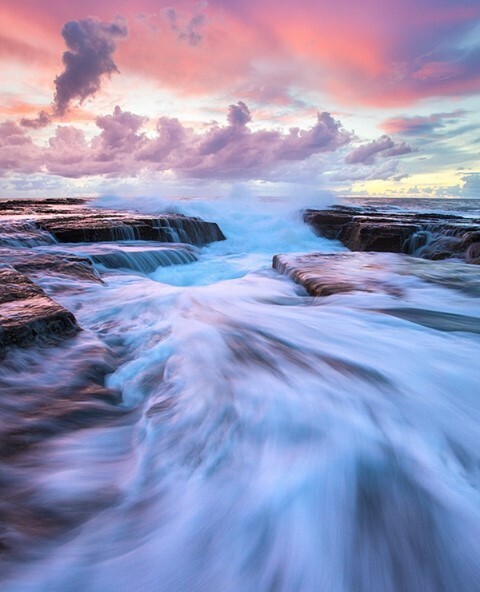 Swell morning at North Narrabeen on Sydney's Northern Beaches