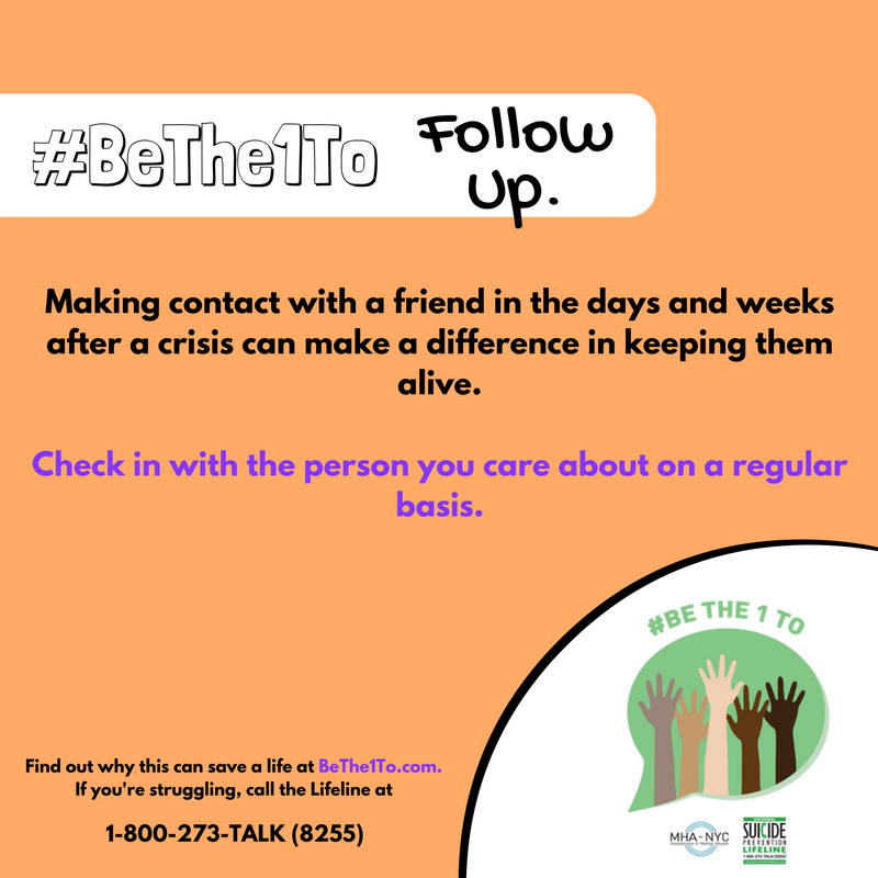 BHR_STL's tweet photo. As we near the end of Sept & #SuicideAwarenessMonth, let's continue to communicate w/ those who need us most. Supportive, ongoing contact is an important part of #SuicidePrevention. #Bethe1toFollowup #suicideprevention https://t.co/9JttpjuMqa