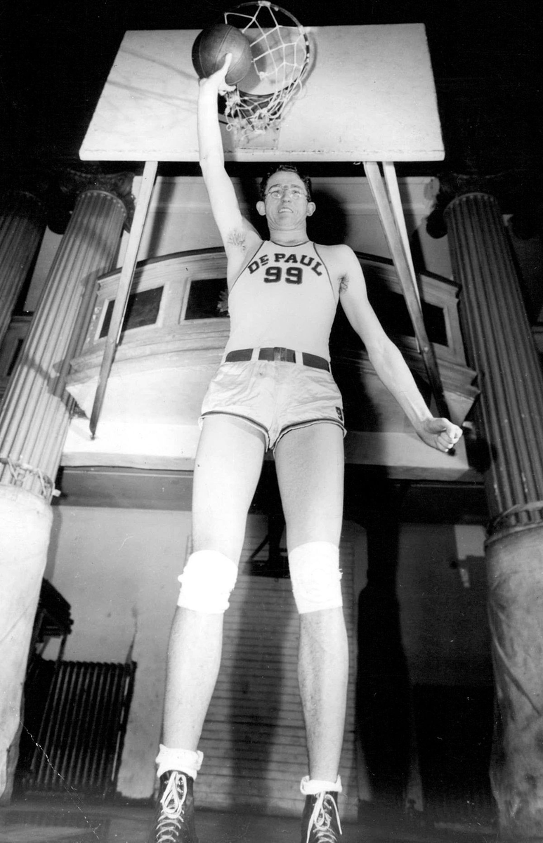 1950 DPOY: George Mikan (1)Kind of in the dark with this one because we don't have DRtg or even rebounds or minutes played.But I choose Mikan: He led NBA in DWS (5.8), and his Lakers were second in NBA in points allowed. Lakers went 51-17 in regular seasons and won champ.
