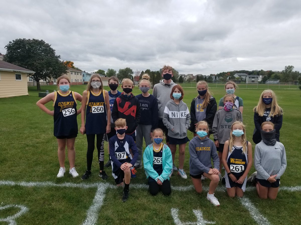 Good luck OMS Cross Country.  First home meet in 20+ years. Thank  you Mr. McKee for making this happen. #OzaukeeWarriors