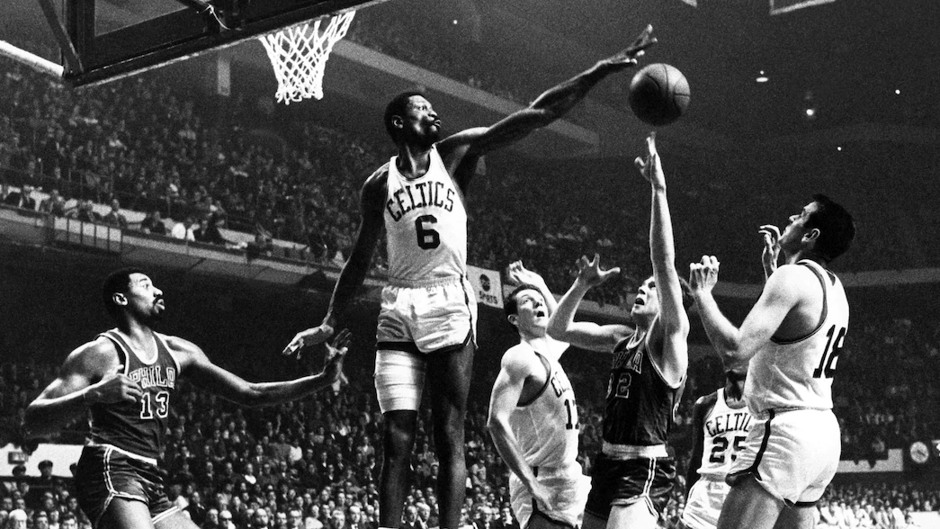 1959 DPOY: Russell (2)Russell dominated defensively. He set new DWS record (8.2), far ahead of 2nd (5.4) and 3rd (4.1).Celtics led in DRtg by a big margin, 84.5 to 89.2 (Nats) and NBA average (90.2). Celtics had league's best record and won their second championship.