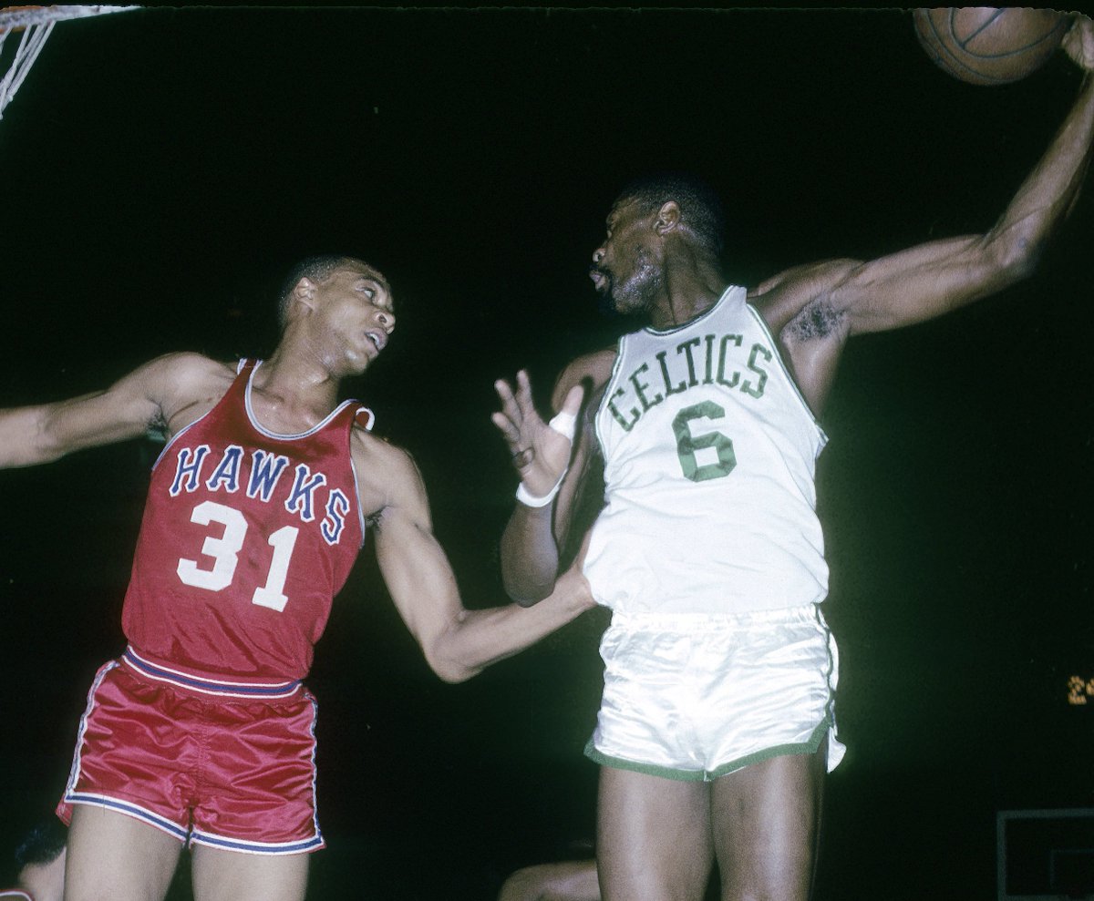 1961 DPOY: Russell (4)MVP Russell dominated on D.Russ set DWS record (11.3), almost twice second place (Wilt & Pettit at 6.5 each).Celtics led in DRtg at 84.5, ahead of Pettit's Hawks (88.7), who added 3 good D players: Foust, Wilkens, Saudesberry.Celtics won 4th champ.