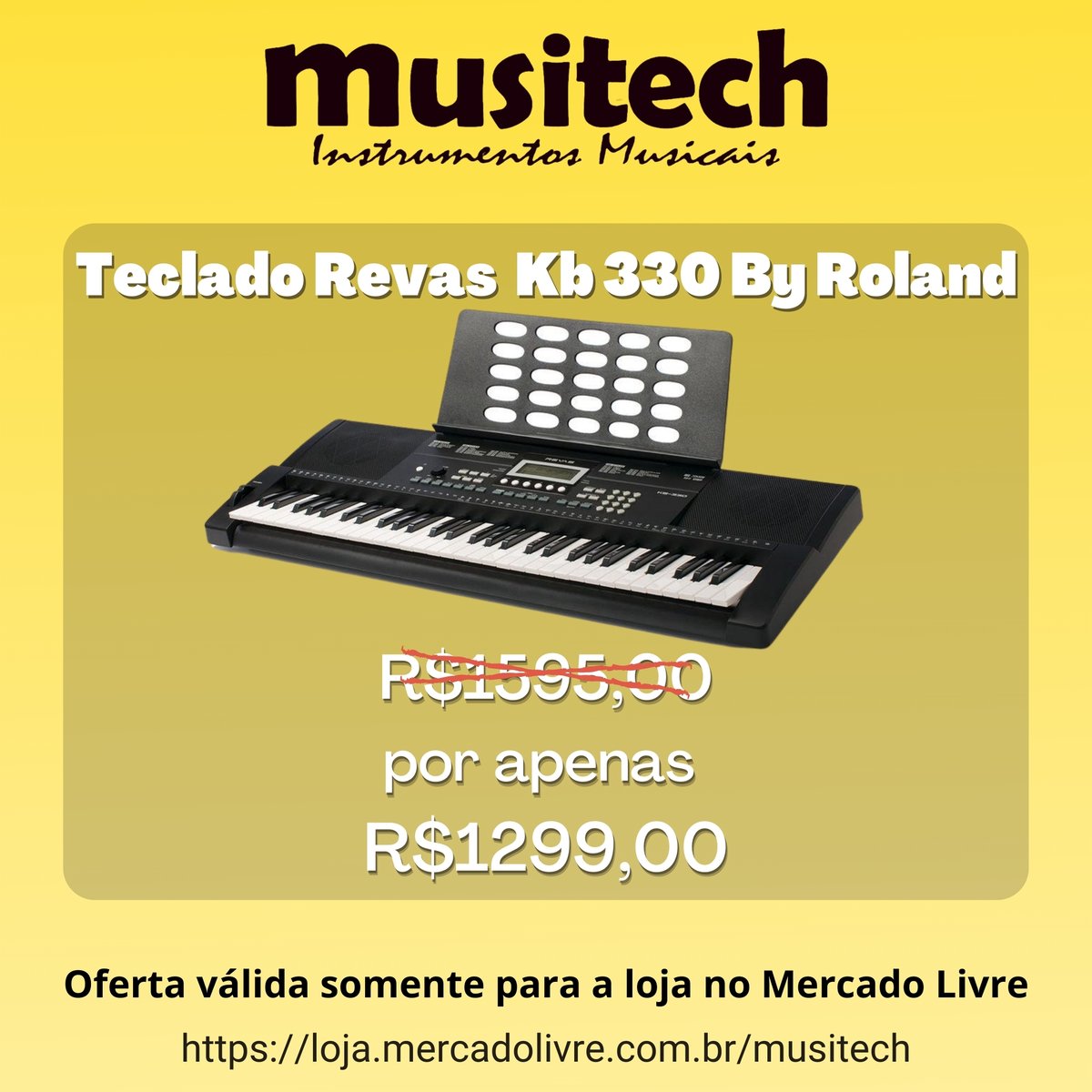 musitechonline's tweet image. A Musitech está com preços incríveis na Loja Oficial do Mercado Livre!

Busque pela Loja Musitech Instrumentos Musicais no Mercado Livre e use a Tag DESCONTAÇO para conferir essa oferta e outras mais!
.
#descontaço #musitechinstrumentos #teclado #revas #roland